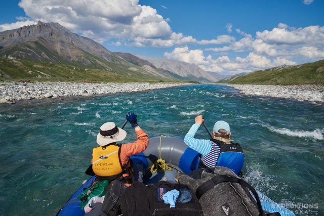 Rafting the Marsh Fork River, Arctic National Wildlife Refuge, ANWR, Alaska.