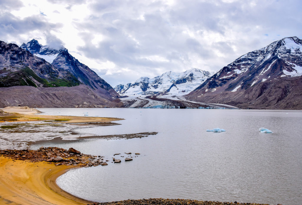 Campsite by the dunes, Seven Pass Route, Wrangell-St. Elias National Park, Alaska.