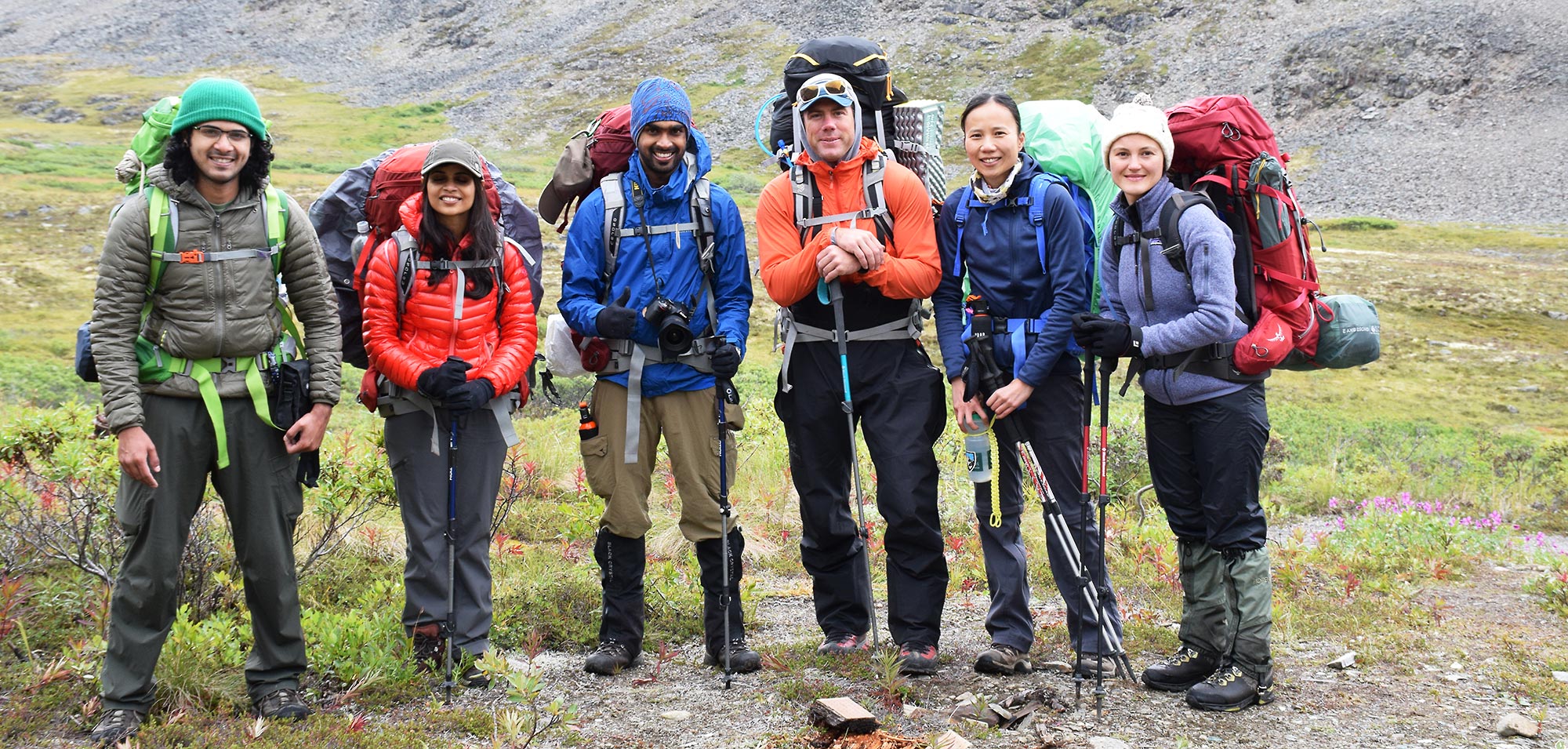 group backpacking trips