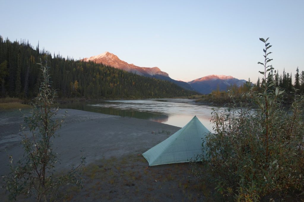 Campsite on the Alatna River, Gates of the Arctic National Park.