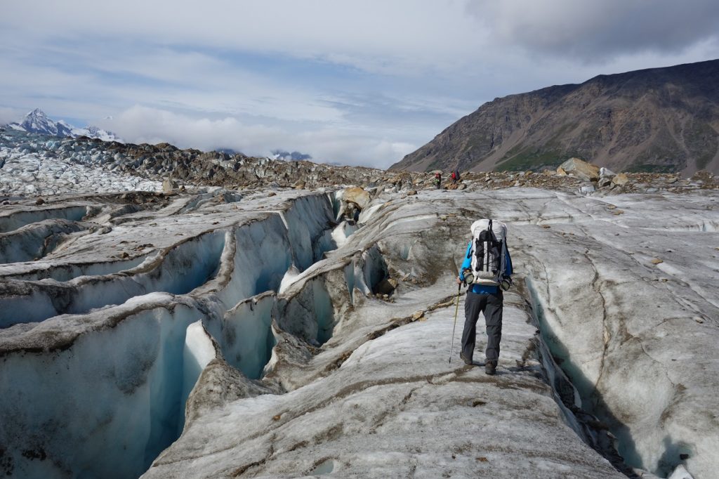 Backpacking trip seven pass route, Wrangell-St. Elias National Park