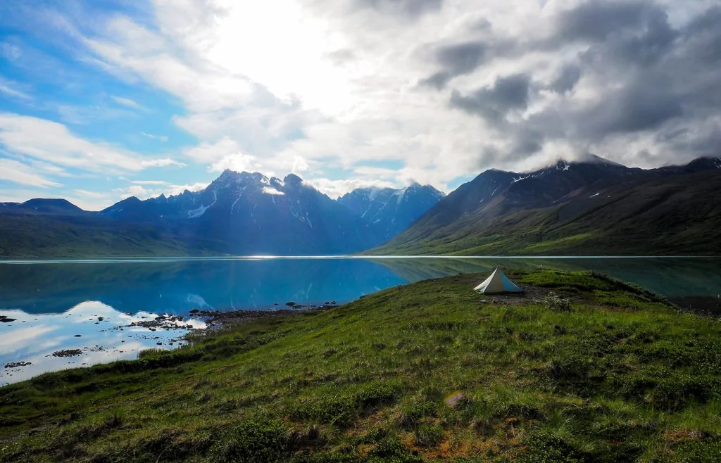 Lake Clark National Park Backpacking and camping and hiking tours.