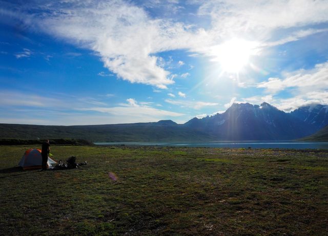 Backpacking tour Lake Clark National Park Alaska.