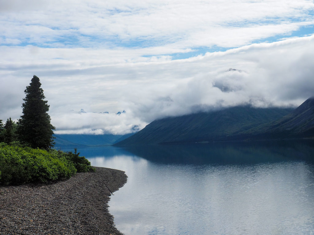 Hiking trip in Lake Clark National Park Alaska.