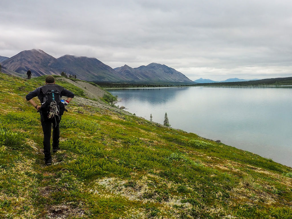 Backpacking trip in Lake Clark National Park and Preserve Alaska.