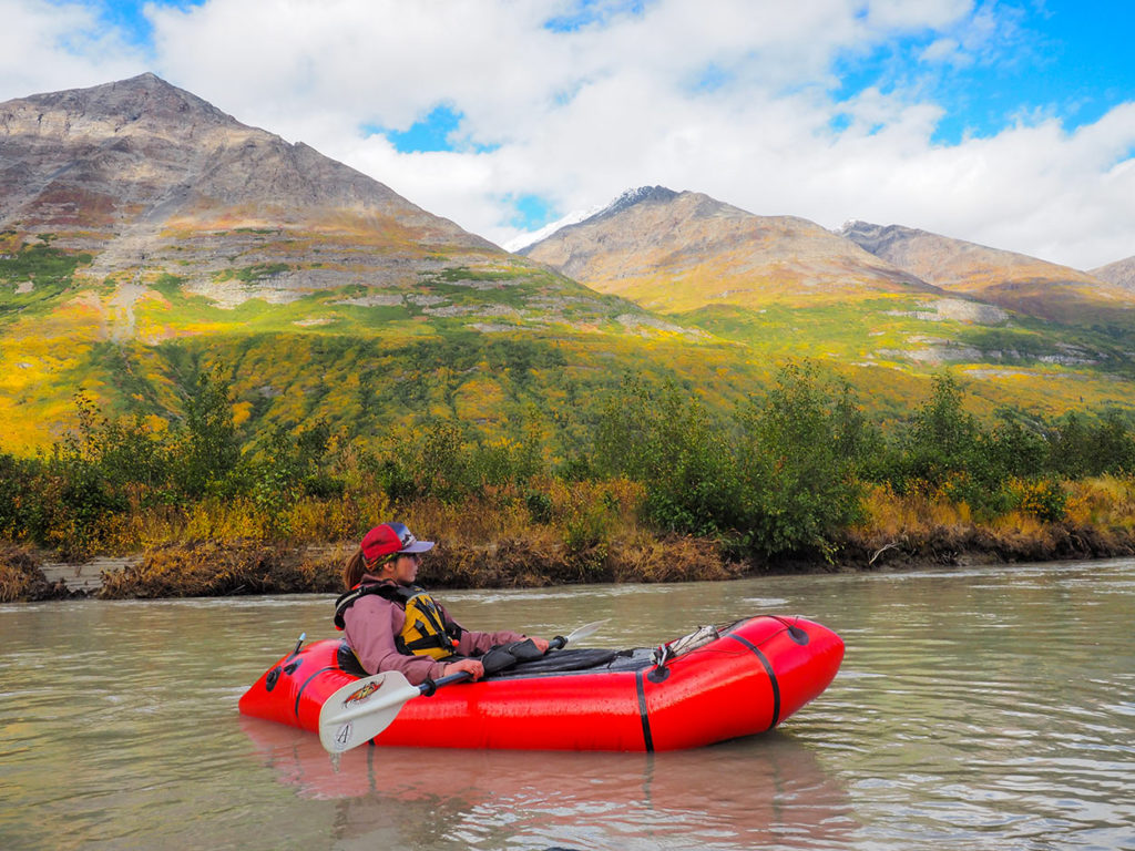 West Fork River packrafting Alaska.