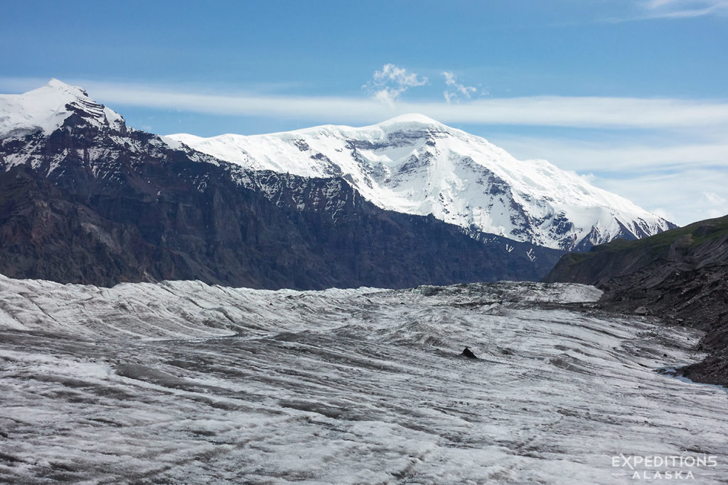 Mt Jarvis and Copper Glacier, Wrangell St. Elias National Park, Alaska.