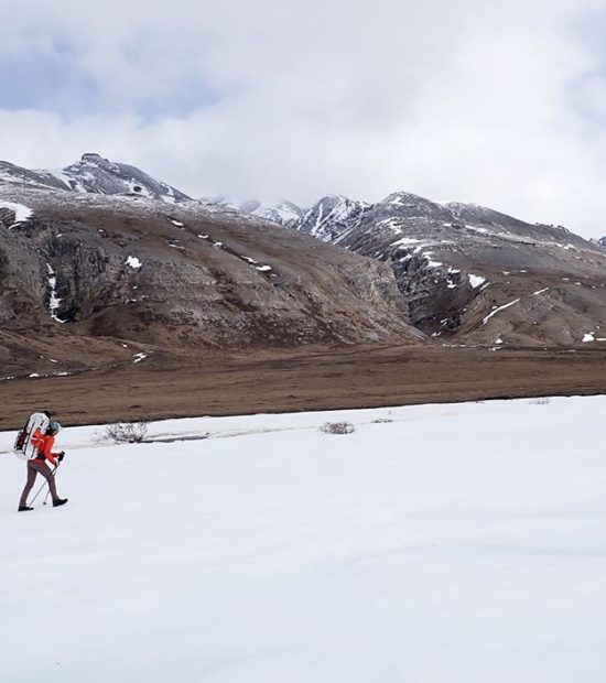 Rachel backpacking Gates of the Arctic National Park, Alaska.