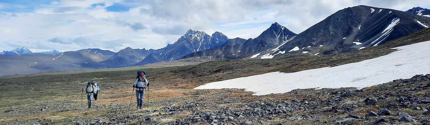 Backpacking Lake Clark National Park, Alaska.