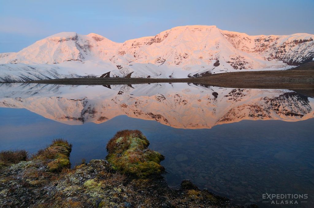 Mt Jarvis and Wrangell mountain Trek, Wrangell-St. Elias National Park, Alaska.