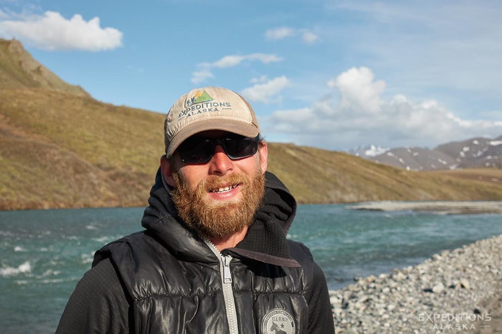 Layered and ready for hiking in Arctic National Wildlife Refuge, Alaska.