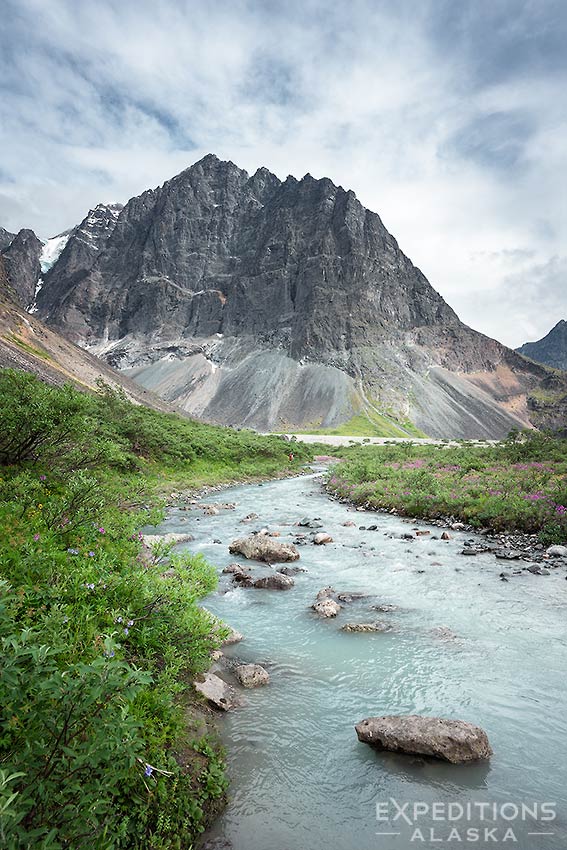 Alaska Range Turquoise Lake, Lake Clark Nationa Park, Alaska.