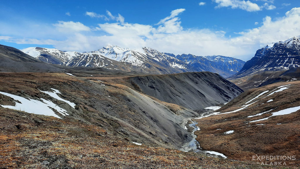 Brooks Mountains and Northern Traverse trekking trip, Gates of the Arctic National Park, Alaska.