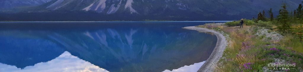 Basecamping trip Turquoise Lake, Lake Clark National Park, Alaska.