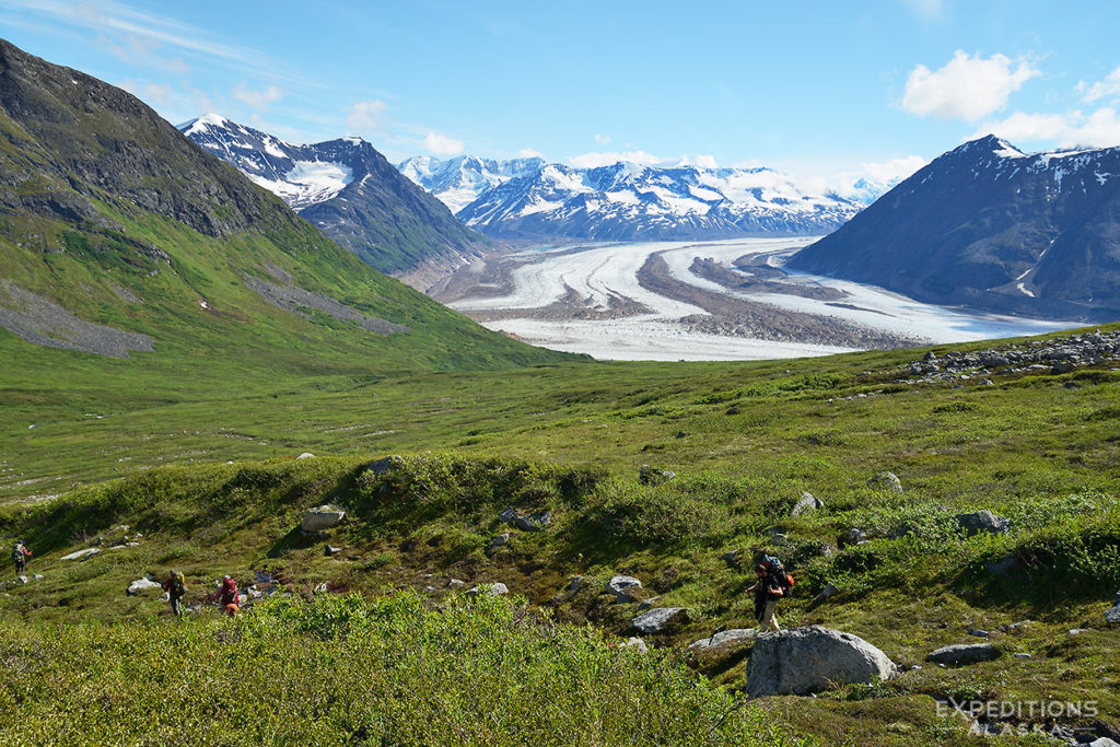 Backpacking the 7 Pass Route Wrangell-St. Elias National Park.