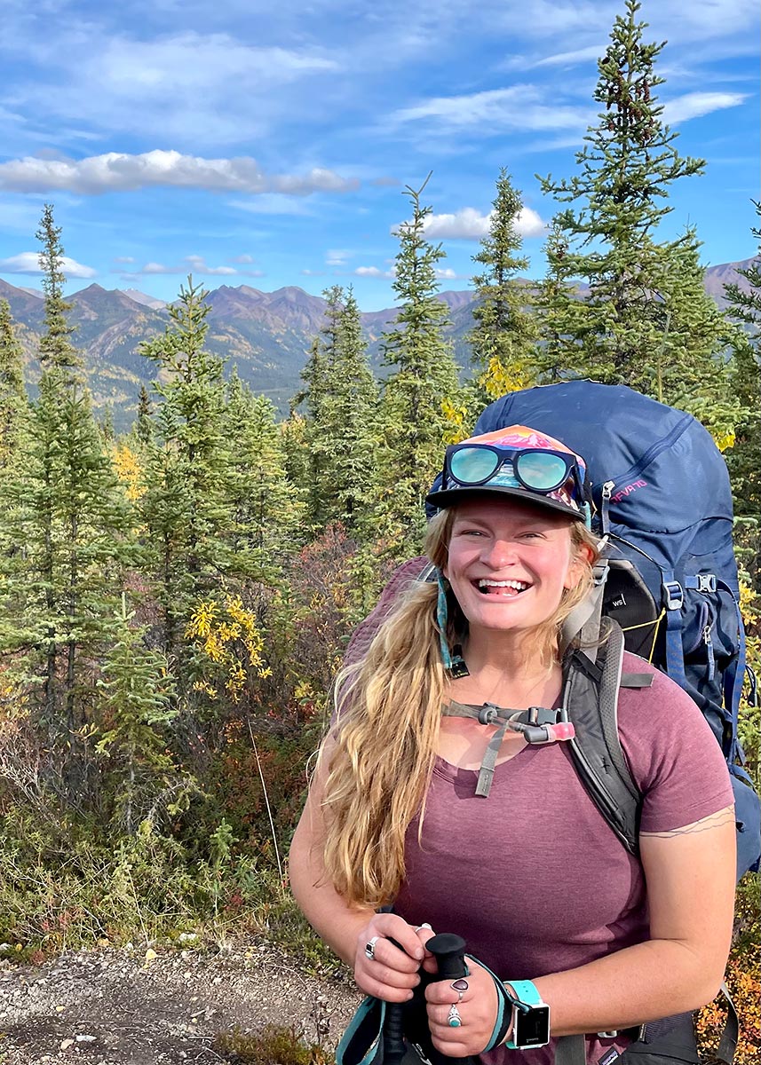 Christie Conway, Expeditions Alaska backpacking guide.