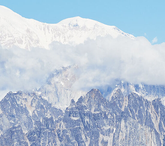 Mount Denali, highest peak in North America, backpacking trip.