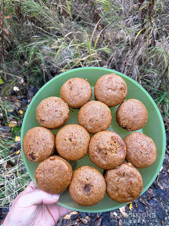 Fresh baked muffins.