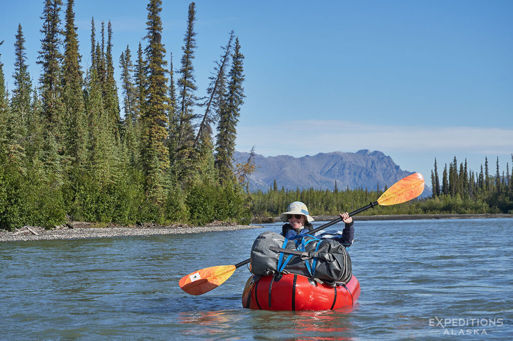 Packrafting trip on Koyukuk River, Gates of the Arctic National Park.