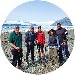 Icy Bay Sea Kayaking Trip group, Wrangell-St. Elias National Park 2023.