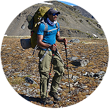 Kripal backpacking Wrangell-St. Elias National Park