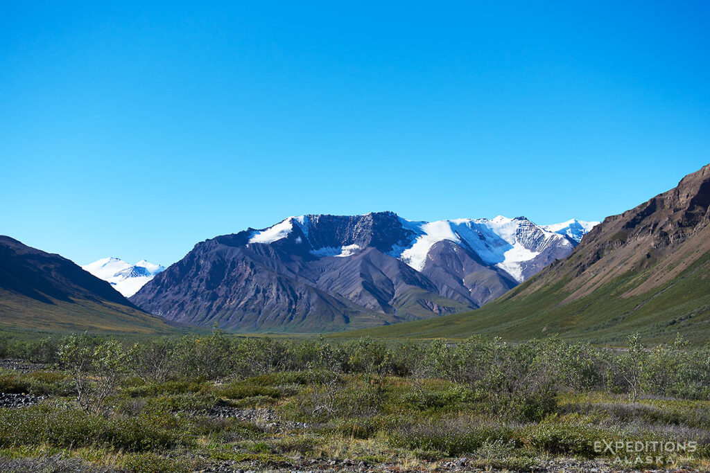 Backpacking the northern Wrangell Mountains.