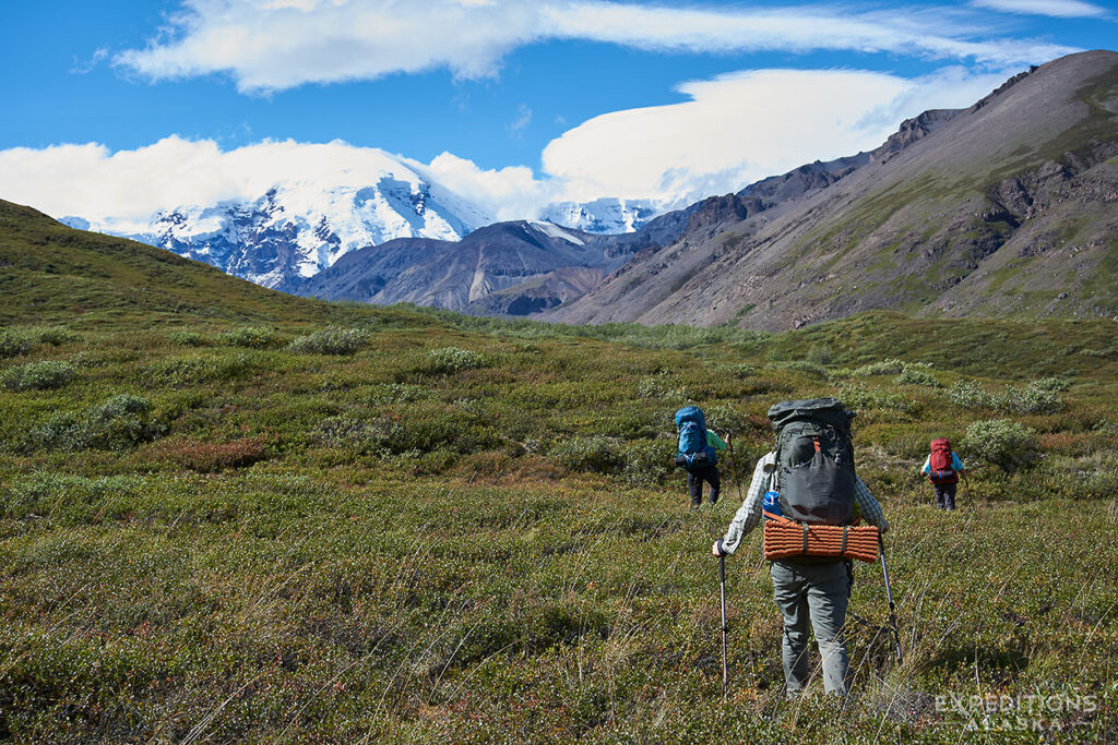 Slogging towards Mt. Jarvis.