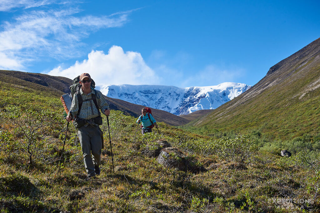 Coming back down from the Jarvis Plateau.