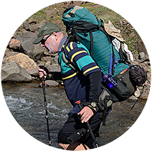 Guided trip backpacking in Wrangell-St. Elias National Park Alaska.