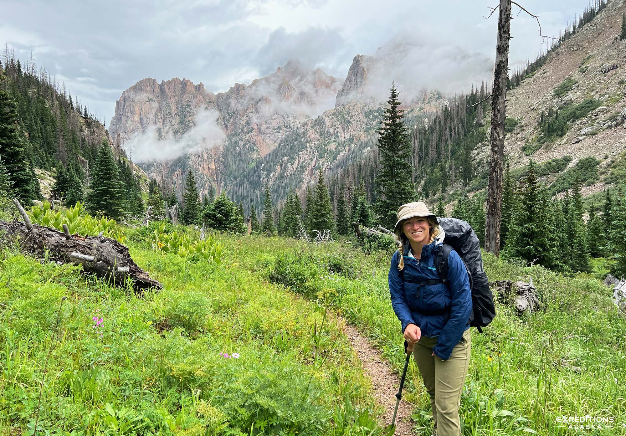 Expeditions Alaska backpacking and adventure guide, Liz W.