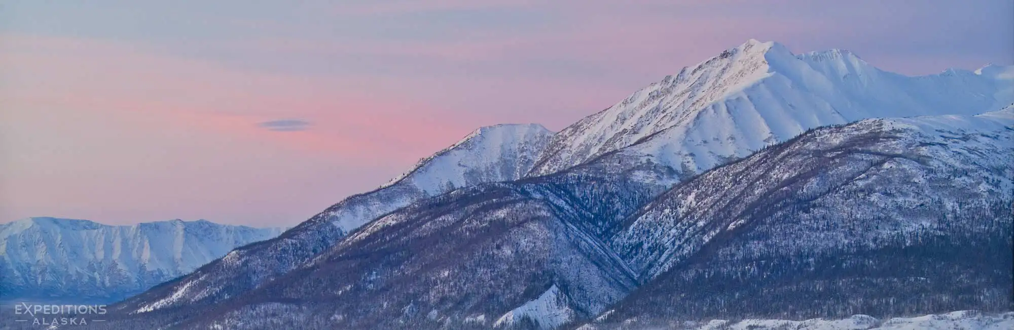 Dawn, Fireweed Mountain photo, Wrangell-St. Elias National Park, Alaska.