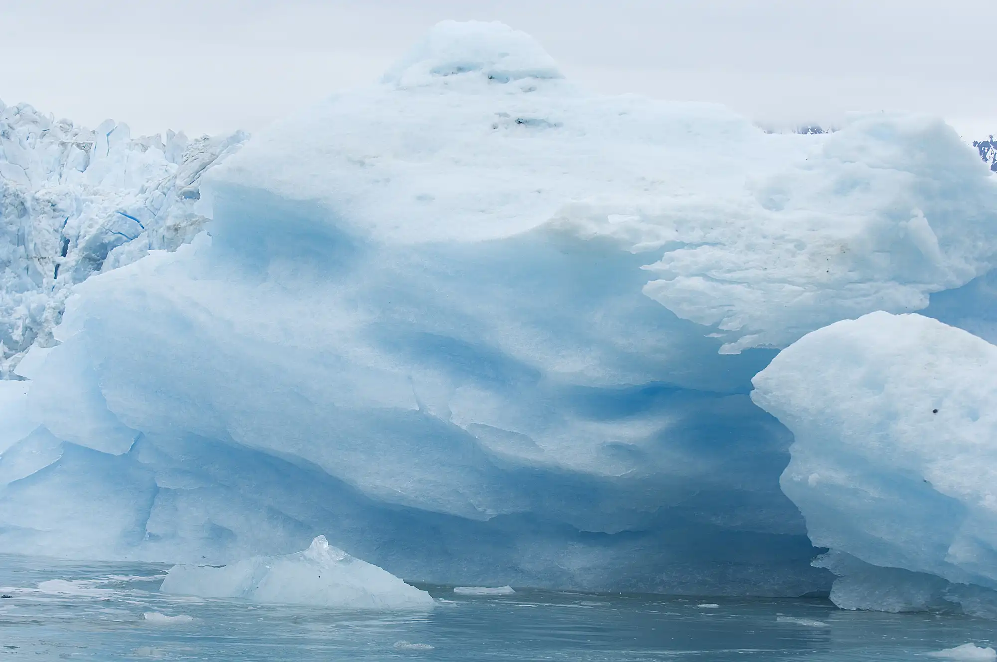 Sea kayaking trips in Alaska Iceberg near Hubbard Glacier, Alaska.