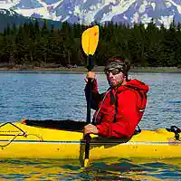 Alaska sea kayaking trips, Icy Bay, Wrangell-St. Elias National Park, Alaska.