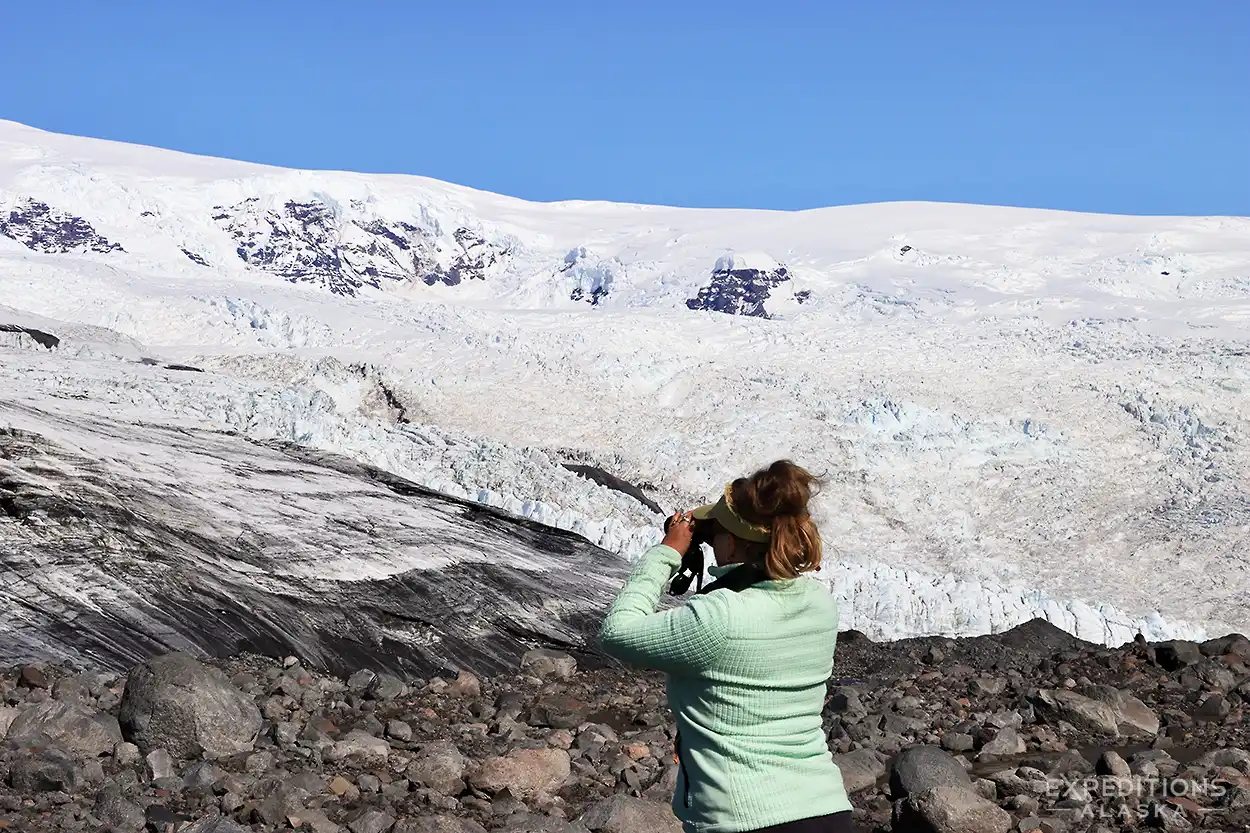 Viewing Mount Wrangell, Wrangell-St. Elias National Park Alaska
