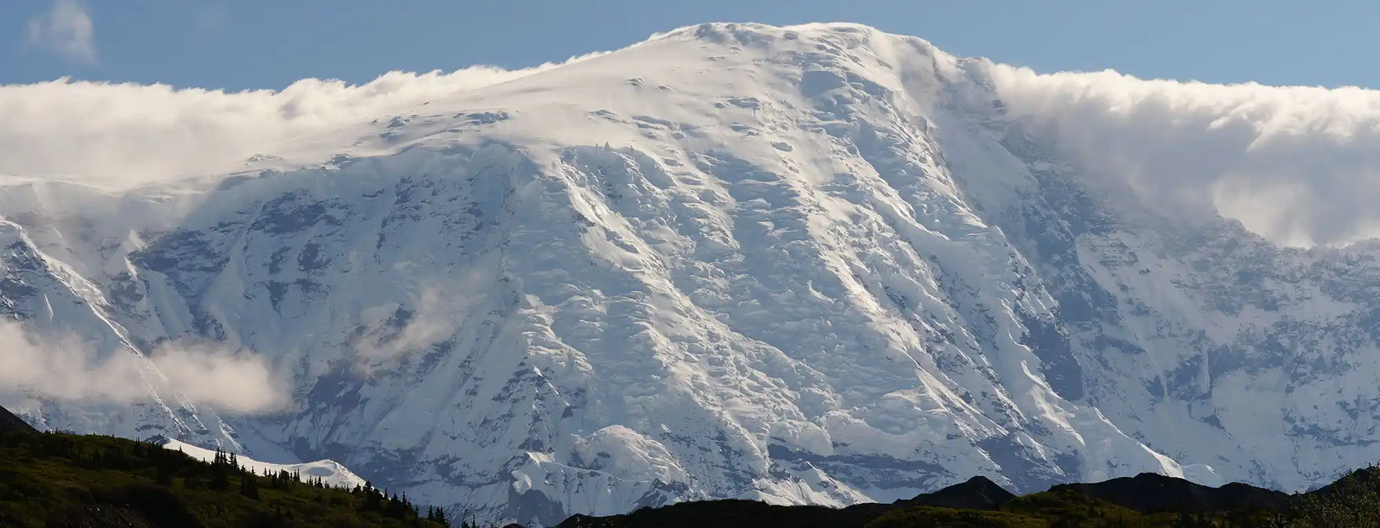 Mount Sanford from the Sanford plateau backpacking trip in Wrangell-St. Elias National Park, Alaska.
