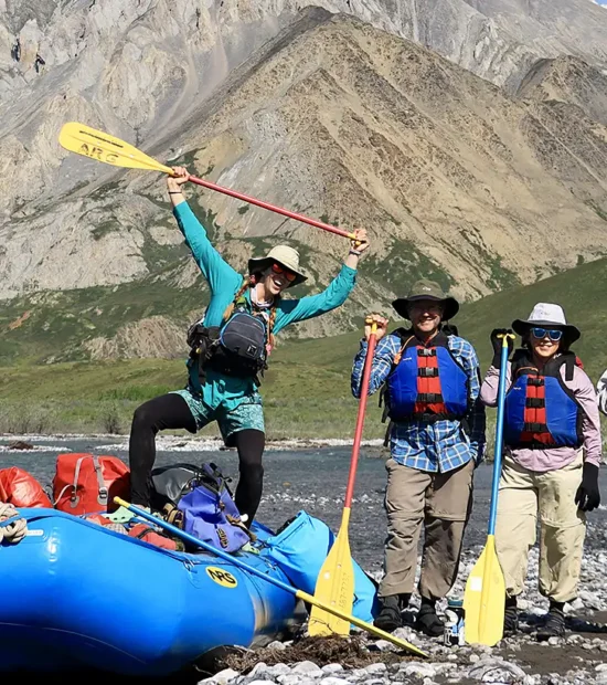 Rafting trip, Canning River, Arctic National Wildlife Refuge Alaska