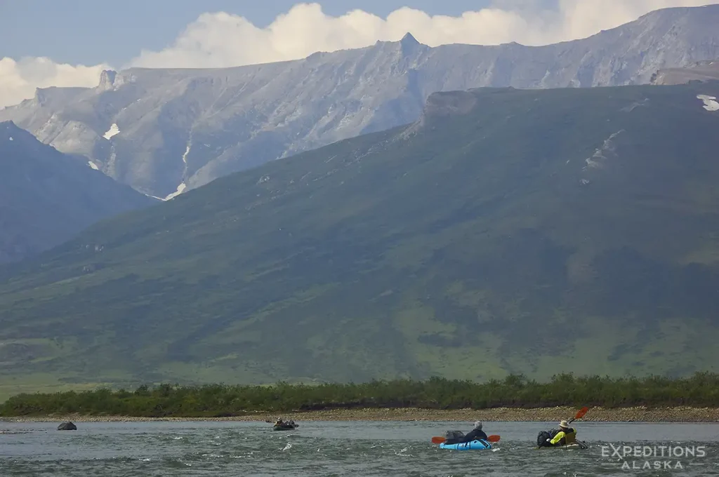 Paddling the Noatak River, Alaska.
