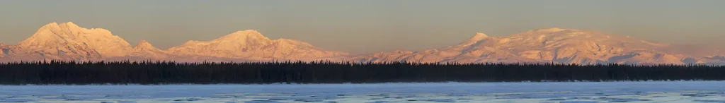 Wrangell Mountains near McCarthy, Alaska