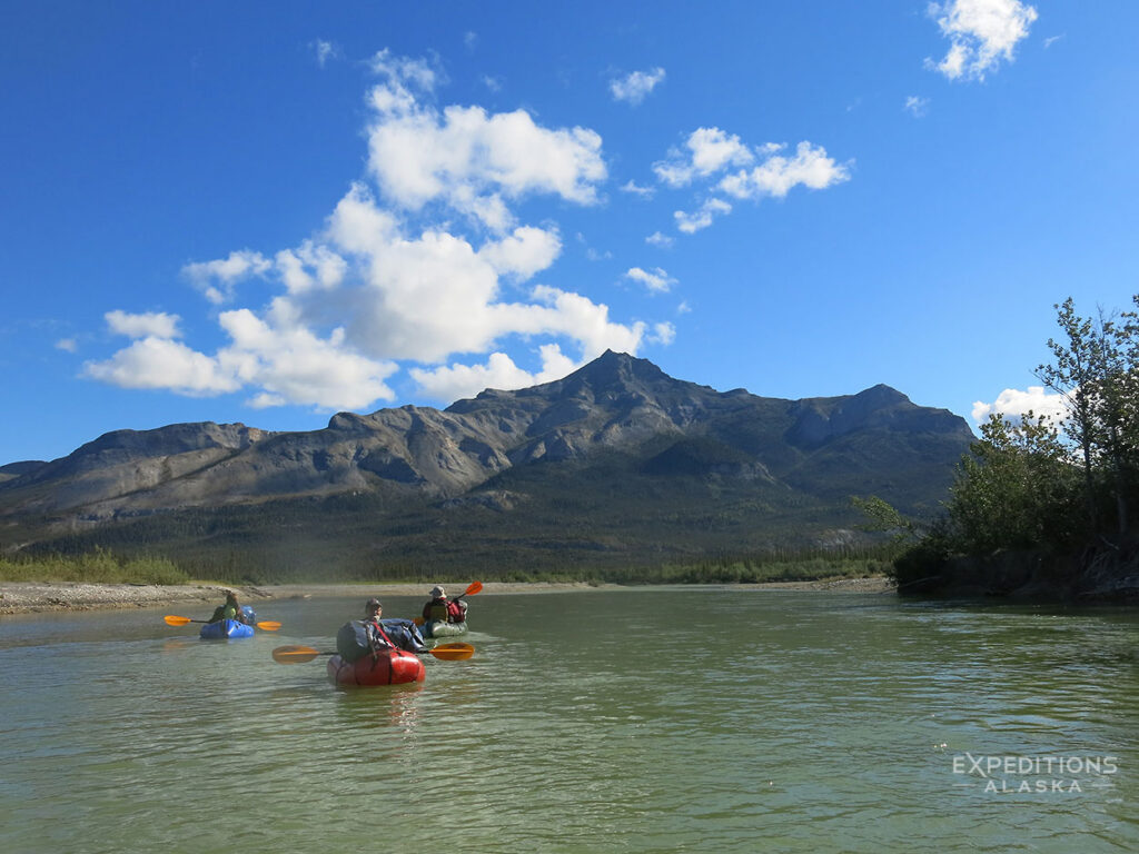 Packrafitng the Alatna River, Gates of the Arctic National Park, Alaska.