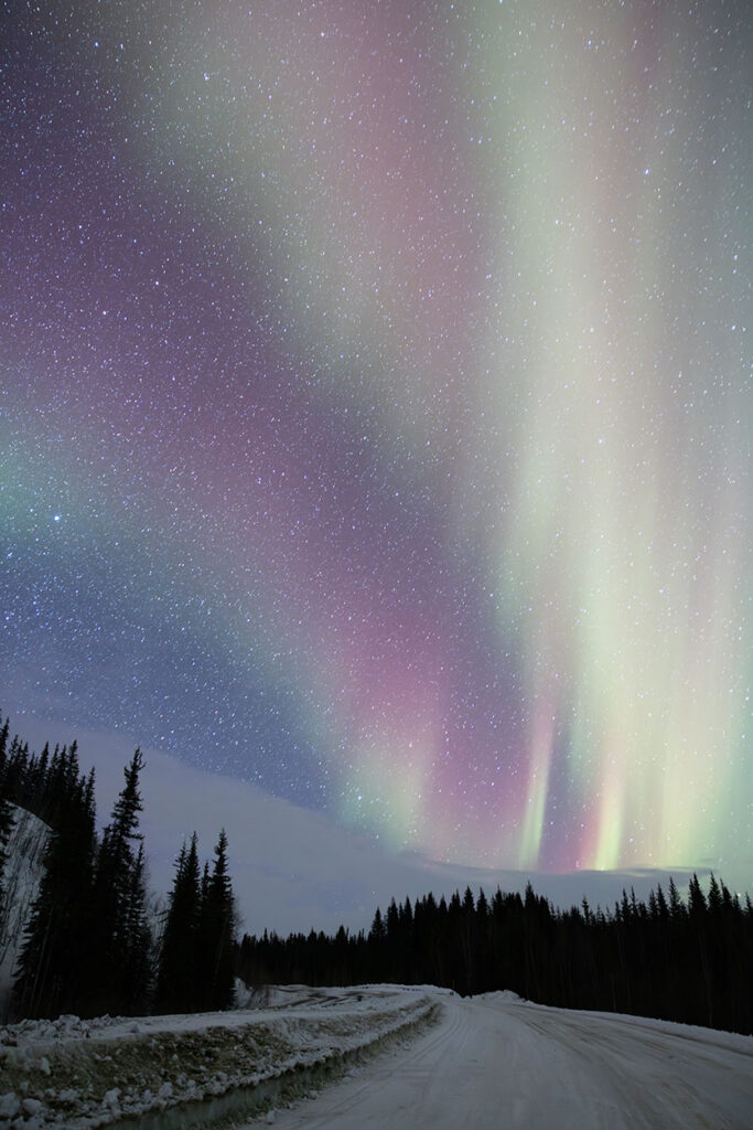 Northern lights Photo by a guest on our Aurora borealis photo tour
